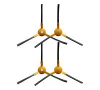 Juego de cepillos laterales eficientes para Tesvor S4, S8 Pro y para Bobsweep Dustin Mantén tu robot aspirador funcionando eficientemente (paquete de 4)