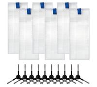 Juego de cepillos laterales y filtro de repuesto para Tefal RR90 RR9065 RR9067 para XPlorer Series 130 AI 4 y 6 piezas (B)