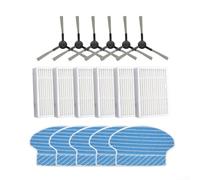 Juego de cepillos laterales y filtros para robot aspirador MyGenie para X750 X990 ZX1000 P1 P2 para limpieza consistente y protección del motor