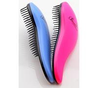 Juego de cepillos para desenredar el cabello, paquete doble, para niños y adultos, sin nudos, sin enredos, una garantía de por vida de brillo suave y sedoso. El juego viene en los colores populares de