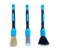 Juego de cepillos para detalles de automóviles para limpiar interiores de automóviles, y cerdas suaves que protegen las superficies mientras eliminan el polvo del salpicadero, rejillas de ventilación