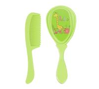 Juego de cepillos para el cabello para bebés para recién nacidos, cepillo para bebés y juego de peine - Cepille de cabello de cerda de cerdas para el cabello para bebés Cepillo para bebés - Sawer Kids
