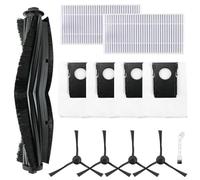Juego de cepillos y filtros de repuesto para Eureka J20 y para robot aspirador Midea W20, accesorios con bolsas de polvo y cepillo de limpieza para un mejor rendimiento de limpieza