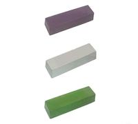 Juego de cera para pulir acero inoxidable y aleaciones de aluminio, elimina la oxidación y crea superficies brillantes con uso de rueda de pulido (cera morada)