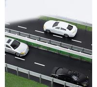 Juego de cercas industriales modulares para modelos de ferrocarriles a escala 1:87 que soportan la división del terreno, la zonificación del sitio y la representación realista de la infraestructura (3