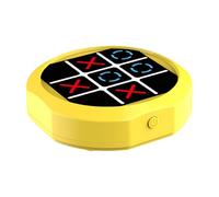 Juego de Ceros y Cruces, 4 en 1 Juguete Electrónico de Ceros y Cruces, Juego de Rompecabeza Electrónico Portátil de Cero Cruce, Juegos de Mesa de Memoria Portátiles para Viajes, para Niños Adultos