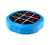 Juego de Ceros y Cruces, 4 en 1 Juguete Electrónico de Ceros y Cruces, Juego de Rompecabeza Electrónico Portátil de Cero Cruce, Juegos de Mesa de Memoria Portátiles para Viajes, para Niños Adultos