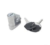 Juego de cerradura de encendido para bicicleta, 2 llaves, 2 llaves | Para scooter eléctrico, longitud máxima de 12 mm, para cuerpo de metal duradero, control de encendido seguro, ajuste