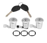 Juego de cerradura de puerta de coche, 252522 juego de barril de cerradura de puerta de coche con llaves para socio Peugeot Citroen Berlingo Xsara(3 lock cylinder)