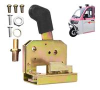 Juego de cerradura para puerta de tractor - Mango de metal | Bloqueo universal para carretilla elevadora | Mango de seguridad de repuesto para triciclos eléctricos cargadores agrícolas obras obras