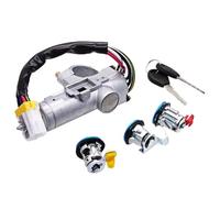 Juego De Cerradura Puerta Con Interruptor Encendido Izquierda Y Derecha Con 2 Llaves Compatible Con Nissan Para Navara Para D22 1997-2006 B45480 K9810-2S806 Neiman Cerradura Arranque