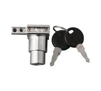 Juego de cerraduras para puertas corredizas de vidrio, incluye llaves, aleación de zinc a prueba de óxido, se adapta a vidrio de 5 8 mm (1 unidad)