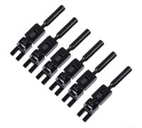 Juego de cerraduras y tornillos para puentes Floyd Rose que contiene seis piezas a diferentes alturas (negro)