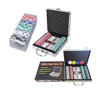 Juego de chips de de Counting Counter, Mahjong Game Chips - Juego de chips de profesional con caja de aluminio Texas Hold'em Blackjack Card Club