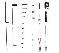 Juego de cierres de metal, cabezal de herramienta de carro, repuesto para impresora de impresión de reducción de vibraciones, accesorios de impresora de metal de alta resistencia