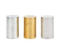 Juego De Cilindros De Aluminio Y Hierro De Latón, Kit De Cilindros para Investigación De Densidad, Accesorio De Enseñanza Física, Herramienta Experimental De Escuela Primaria