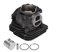 Juego de cilindros de extremo superior del motor Kit de juntas de pistón Kit de reconstrucción de alto rendimiento para motores de motosierra TS410 TS420 Aleación de aluminio con