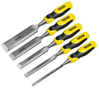 Stanley Dynagrip™ Borde Biselado Cincel Huelga Tapa Juego, 5 Piezas STA216885