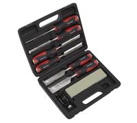 Juego De Cinceles De Madera Hammer-Thru De 8 Piezas Sealey AK9240