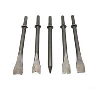 Juego de cinceles de martillo neumático de grado profesional con vástago hexagonal para uso pesado en metalurgia