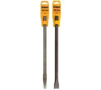 Juego de cinceles DeWALT SDS MAX plano 25 mm, punta, longitud 400 mm (2 piezas) DT9000