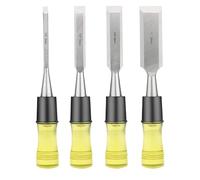 Juego de cinceles for carpintería, herramientas tallado y corte madera, Kit mano plano en DIY, cuchillo Manual, 4 Uds