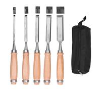 Juego de cinceles para carpintería, duradero, duro, práctico, cuchillo de cincel para grabado, herramientas profesionales para tallar madera para carpinteros, artesanos, acero al