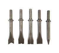Juego de Cinceles para Madera de 5 Piezas, Juego de Cinceles para Martillo Neumático, Cinceles para Martillo Neumático, Brocas para Martillo Neumático, Juego de Cinceles para