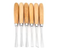 Juego de cinceles para tallar madera de 6 piezas, herramientas profesionales para esculpir y blanquear carpintería, gubias de carpintería