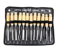 Juego de Cinceles para Tallar Madera para Principiantes | Afilado Asistido y Cabezal Seguro, Adecuado para Aficionados, Kit de Madera, Formones y Cinceles