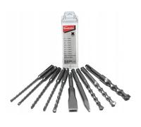 Juego de cinceles y brocas SDS-PLUS 10 piezas D-46361