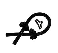 Juego de cinta rizadora de espuma de hierro sin calor, rodillos de seda para cabello largo, rizos suaves sin calor, herramientas portátiles de bricolaje para mujeres y niñas, color negro