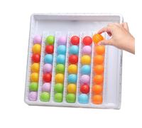 Juego De Clasificación De Bola Coloreada Juguetes Educativos Para Niños, Juego De Clasificación De Bolas Colorido Para Promover La Detección De Color, La Coordinación Mano- Y Las Habilidades Motora