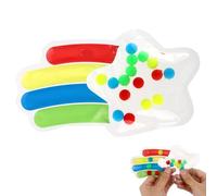 Juego de Clasificación de Colores, Juguete Sensorial Colores con Forma de Meteorito Juego Clasificar Colores Montessori Juguete de Motricidad Fina para Niños Pequeños y Preescolares