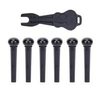 Juego de clavijas de puente para guitarra baja, instrumentos de cuerda, removedor de clavos de guitarra acústica, fácil de usar, extractor de pines de guitarra, eficiente y duradero