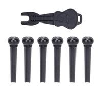 Juego de clavijas de puente para guitarra baja, instrumentos de cuerda, removedor de clavos de guitarra acústica, fácil de usar, extractor de pines de guitarra, eficiente y duradero