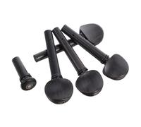 Juego de Clavijas para Violín 4/4 de Ébano Negro, 1 Set