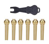 Juego de clavijas y extractores de puente de guitarra acústica, pinzas de puente para bajo, removedor de clavos de cuerda, extractor de pines de guitarra, fácil de usar