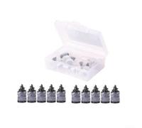 Juego de clavos de reparación de neumáticos de goma para coches, motocicletas, bicicletas, scooters eléctricos, camiones, neumáticos agrícolas, reparación de pinchazos de menos de 5 mm de diámetro (10