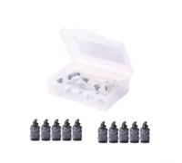 Juego de clavos para reparación de neumáticos, 10 - 100 unidades, tapones de goma para neumáticos sin tubo, para herramientas de reparación al vacío, coche, moto, camión, 3-5 mm (10S)