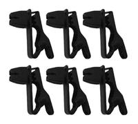 Juego de clips de micrófono - 6 abrazaderas de micrófono de capa de metal portátil, para clip de reemplazo de micrófono lavelia | Clips de micrófono resistentes adecuados para sitios educativos, stu