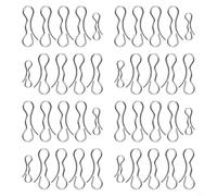 Juego de clips de repuesto para cortacésped 532194208 y 532194209 pasadores de bloqueo de pajarita incluye 4 clips de 7/16 pulgadas y 1 clip de 5/16 pulgadas para enlace de cubierta y enlace frontal