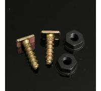 Juego de clips de sujeción para el arco de la rueda delantera con tornillos y tuercas para Opel Corsa C, adecuado para reparación de molduras