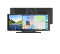Juego de Coches Pantalla CarPlay con resolución 4K para cámara de salpicadero Delantera y Trasera 9,3 Pulgadas. Inalámbrica para Apple