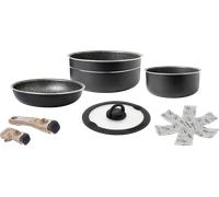 Juego de cocina 6 pzas. con 2 ollas y 1 sartén ø 24 pirate spacemaster brunner