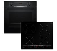 JUEGO DE COCINA Bosch Horno Extractor Telescópico + Placa de Inducción Teka A...