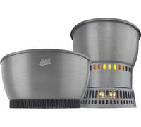 Juego de cocina compacta de camping sin revestimiento antiadherente aluminio anodizado duro 2.35l spiritus esbit