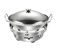 Juego de cocina de camping, con tapa y utensilios portátiles ajustables | Hornillo de alcoholes ligero para olla - para cocina interior y exterior, senderismo, mochila y barbacoa