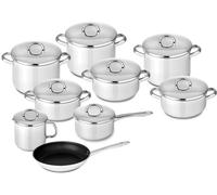 Juego de Cocina Europa en Acero Inoxidable (9 Piezas) - SILAMPOS