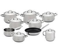 Juego de Cocina Low Cost I en Acero Inoxidable (9 Piezas) - SILAMPOS